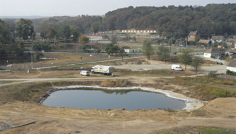 Lacul fara fund de la Ocna Sibiului
